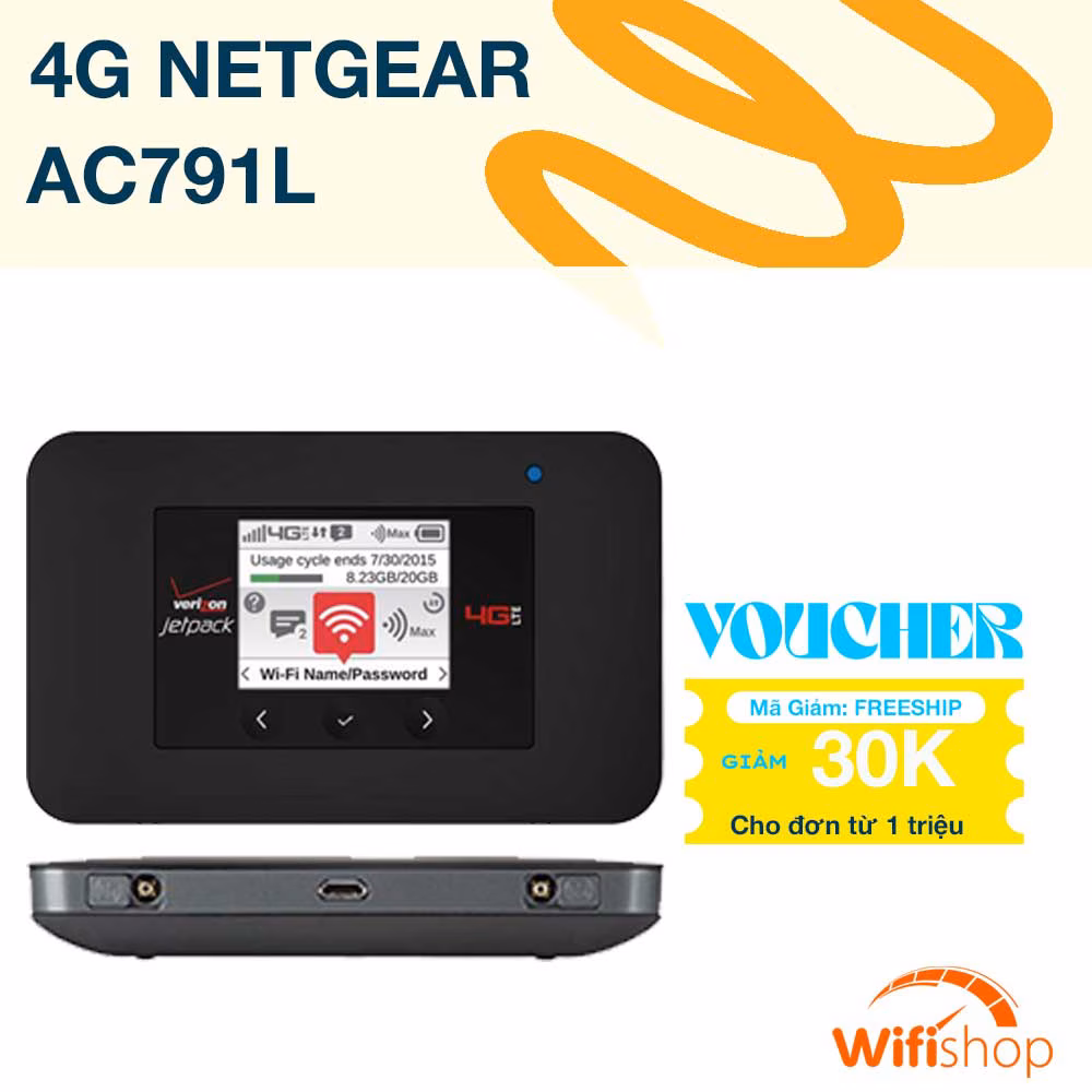 Bộ phát Wifi 4G Netgear 791L